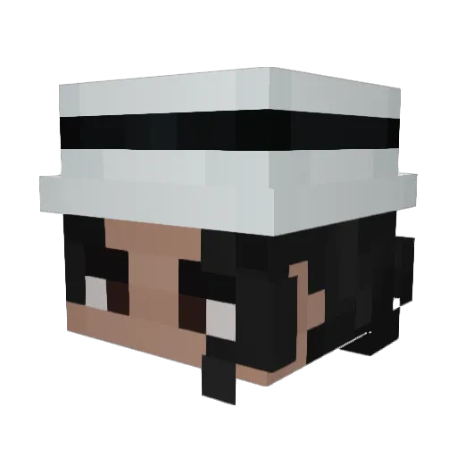 cild1 Minecraft avatar head, 3D render