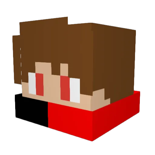 cildd Minecraft avatar head, 3D render