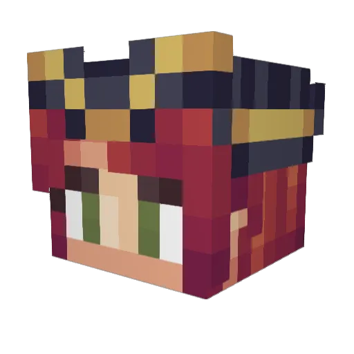 cilee_ Minecraft avatar head, 3D render