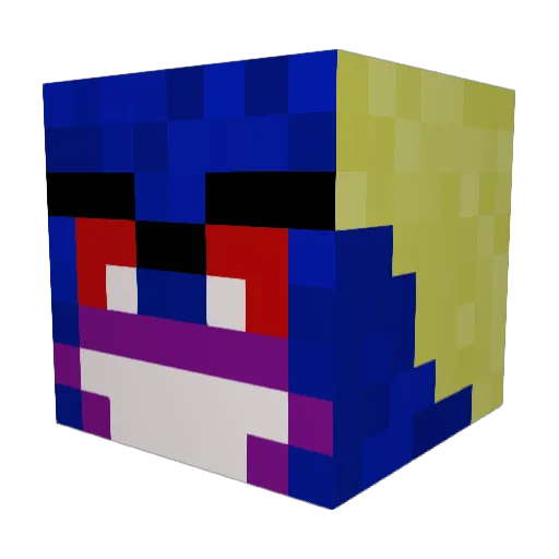 ciller41204 Minecraft avatar head, 3D render