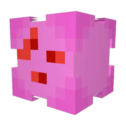 cilsh Minecraft avatar head, 3D render