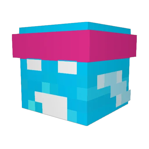 cimmycimcim Minecraft avatar head, 3D render