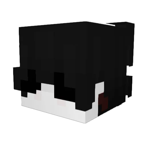 cinarahmet Minecraft avatar head, 3D render