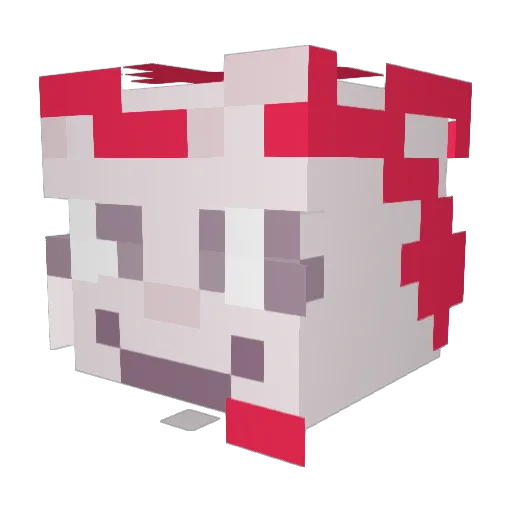 cinderellajb Minecraft avatar head, 3D render