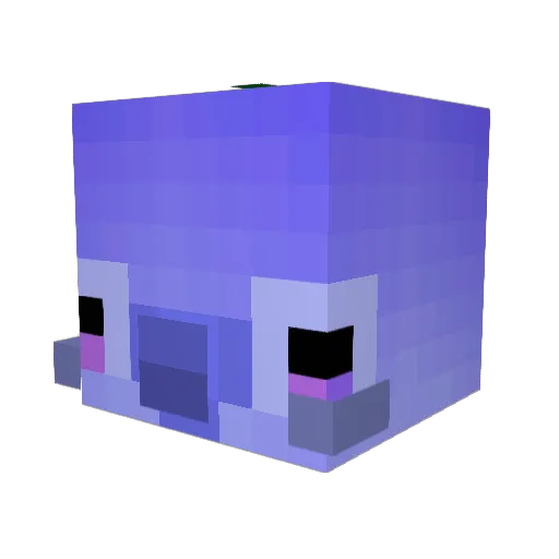 cindr_ Minecraft avatar head, 3D render