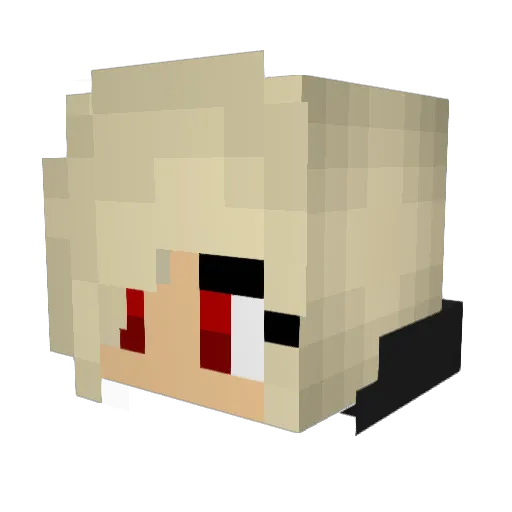cindy3007 Minecraft avatar head, 3D render