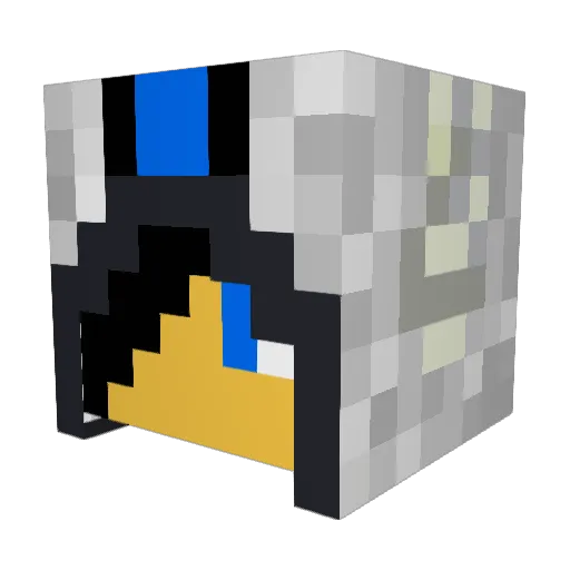 cinghialozzuu Minecraft avatar head, 3D render