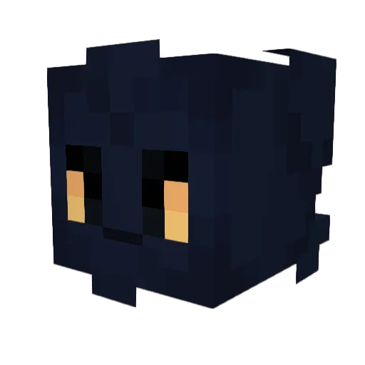 cinnabunniii Minecraft avatar head, 3D render