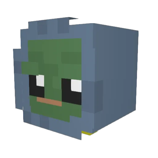 cinnamon1237 Minecraft avatar head, 3D render