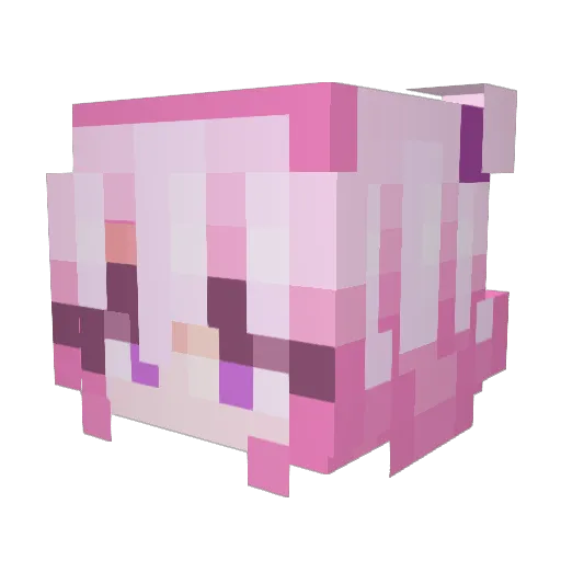 cinnamon324 Minecraft avatar head, 3D render
