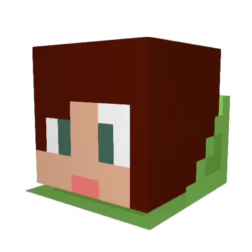 cinnamon_sauce Minecraft avatar head, 3D render