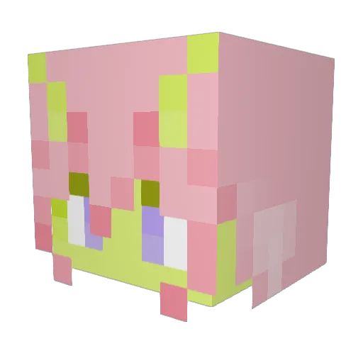 cinnamonkey13 Minecraft avatar head, 3D render