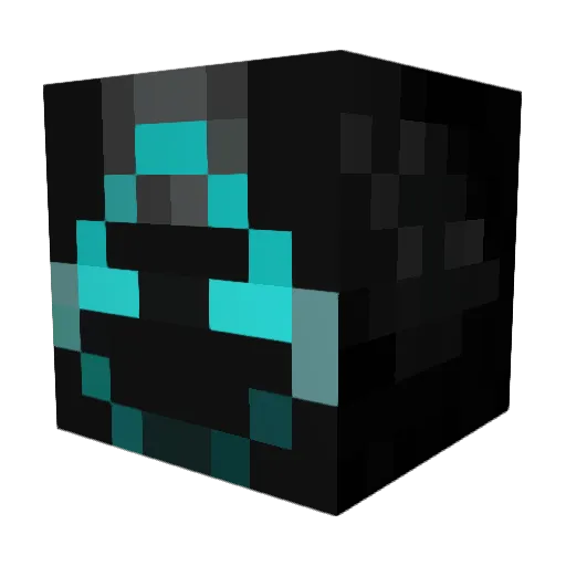 cinnif Minecraft avatar head, 3D render