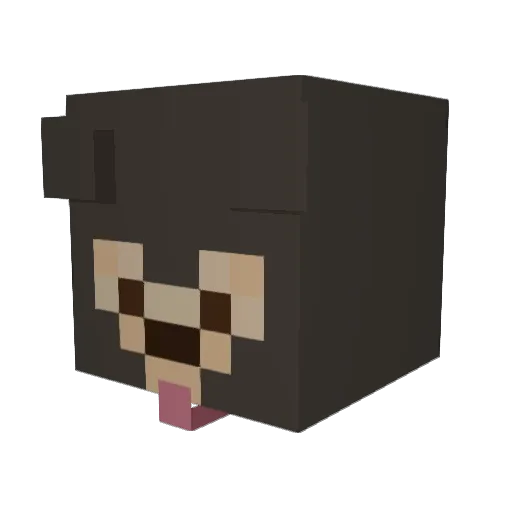 cinsy4 Minecraft avatar head, 3D render