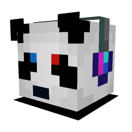 cip2nd Minecraft avatar head, 3D render