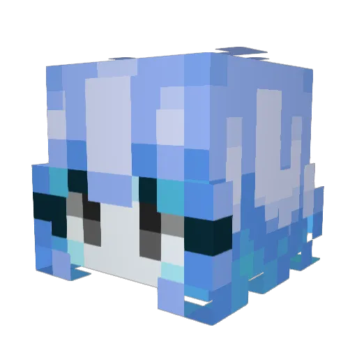 cipaa Minecraft avatar head, 3D render