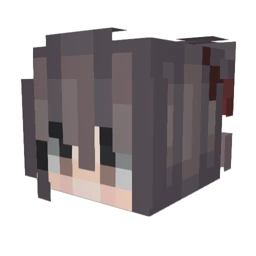 cipher_tick Minecraft avatar head, 3D render