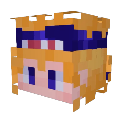 ciphersfalls Minecraft avatar head, 3D render