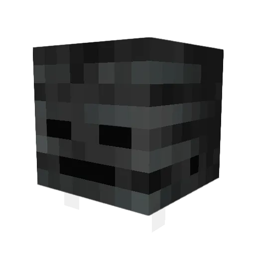 ciqu Minecraft avatar head, 3D render