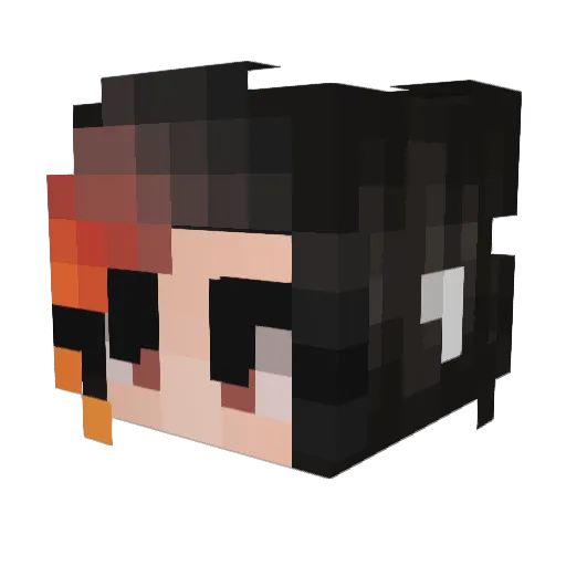circ1ni Minecraft avatar head, 3D render