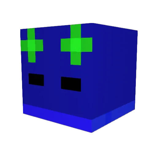 circlesalt Minecraft avatar head, 3D render
