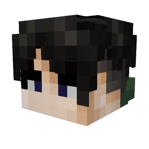 circonio77 Minecraft avatar head, 3D render