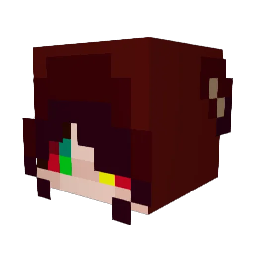 circus1366 Minecraft avatar head, 3D render