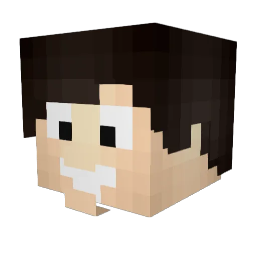 cire310 Minecraft avatar head, 3D render