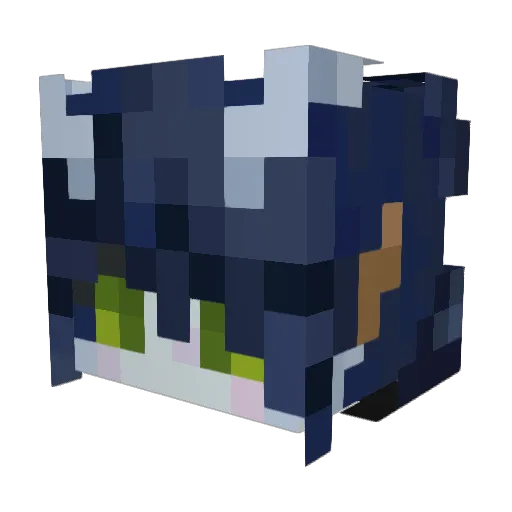 cirocdharma Minecraft avatar head, 3D render