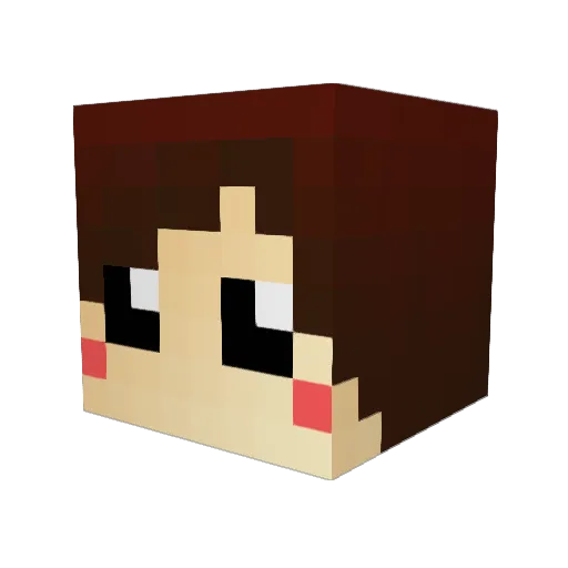 cirol74 Minecraft avatar head, 3D render