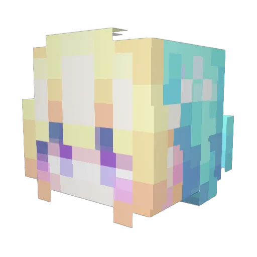 citibenben Minecraft avatar head, 3D render