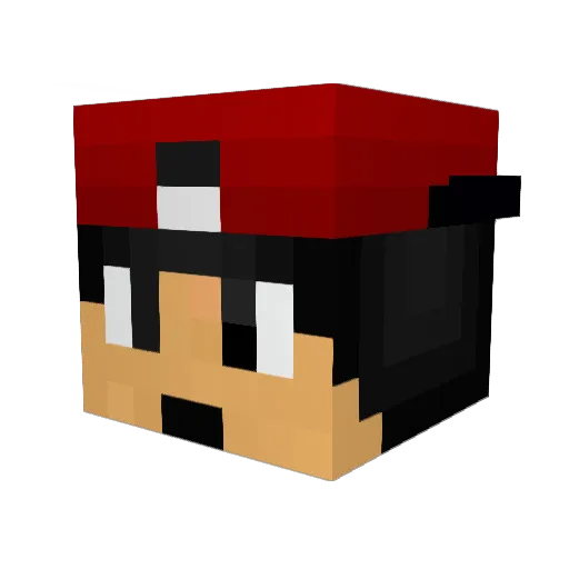 citizenzap Minecraft avatar head, 3D render