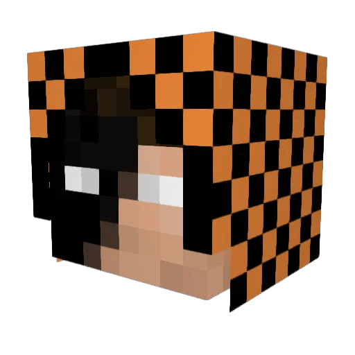 citroen124 Minecraft avatar head, 3D render