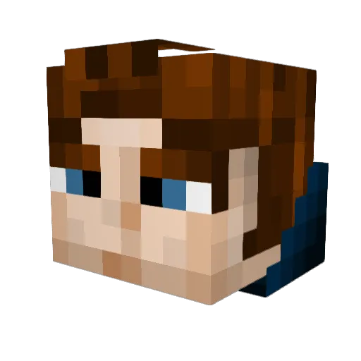 citron109 Minecraft avatar head, 3D render