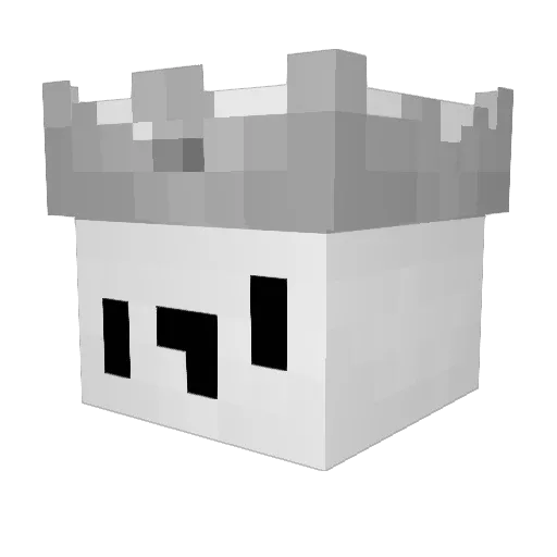 citronconfit Minecraft avatar head, 3D render