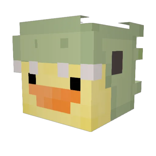 citru_s Minecraft avatar head, 3D render