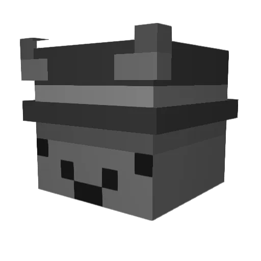 citrusb3 Minecraft avatar head, 3D render