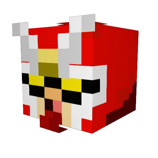 citrusssss Minecraft avatar head, 3D render