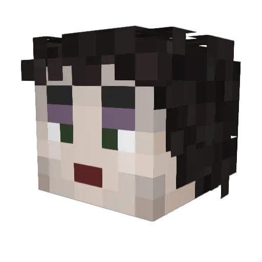 citruzee Minecraft avatar head, 3D render