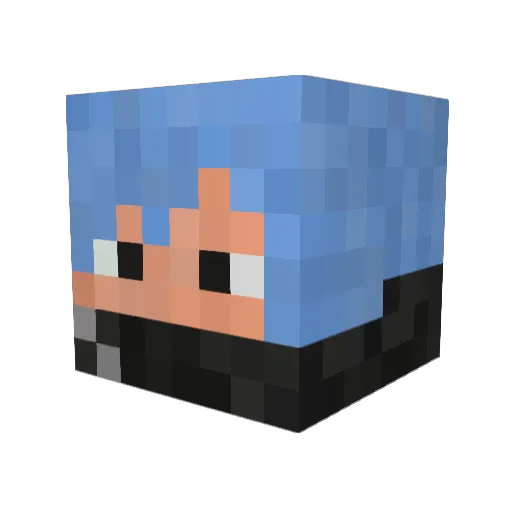 cityb0y Minecraft avatar head, 3D render