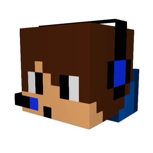 citycraft13 Minecraft avatar head, 3D render