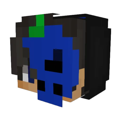 ciupaga2011 Minecraft avatar head, 3D render