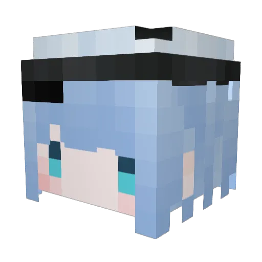 civilight1eterna Minecraft avatar head, 3D render