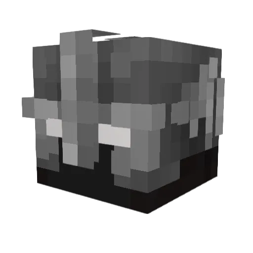 civilsil3nt Minecraft avatar head, 3D render