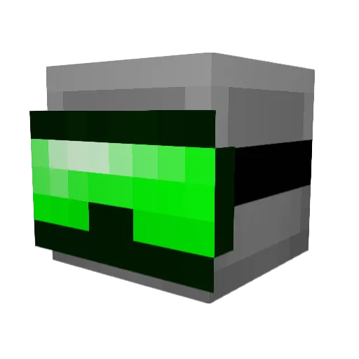 civlemace Minecraft avatar head, 3D render