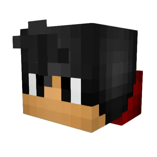 civodulap Minecraft avatar head, 3D render