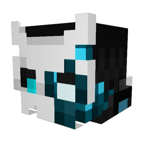 cj1415 Minecraft avatar head, 3D render