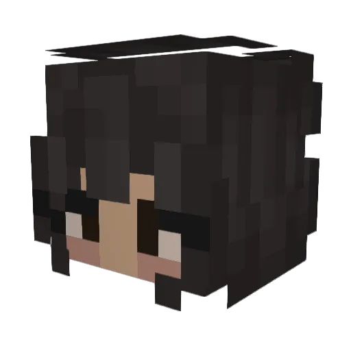 cj29076 Minecraft avatar head, 3D render