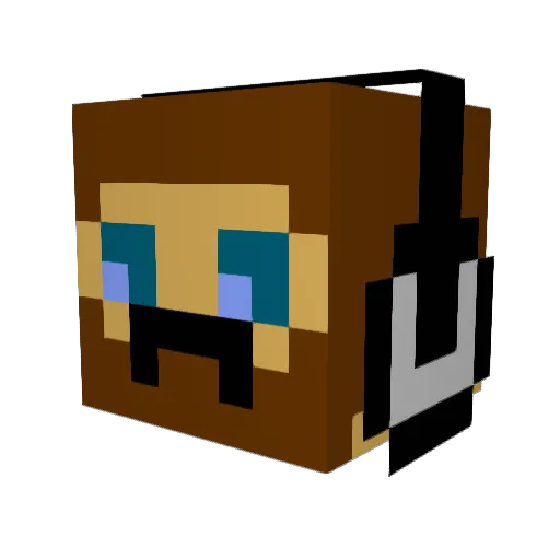 cj3009 Minecraft avatar head, 3D render