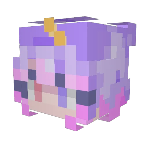 cj3406 Minecraft avatar head, 3D render